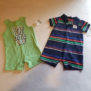 Two Carters Rompers